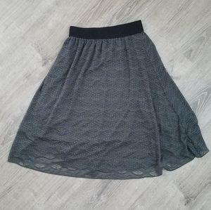 NWOT Lularoe Lola Lace Midi Skirt